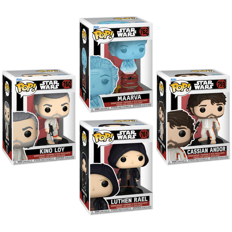 Andor Funko Pop! Star Wars Vinyl Figure Bundle of 4