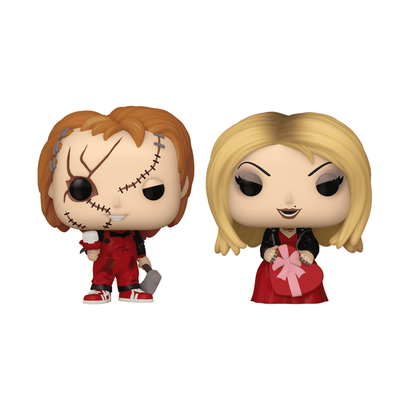 Chucky & Tiffany (Valentine) 2pk Chucky Funko Pocket Pop! Vinyl Figures