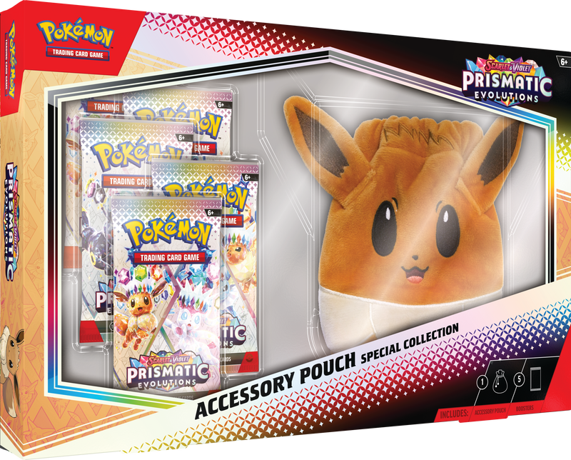 Pokémon TCG: Prismatic Evolutions Eevee Accessory Pouch Collection
