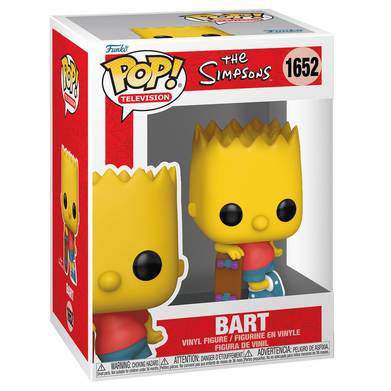 Bart (with Skateboard) The Simpsons Funko Pop! TV Vinyl Figure