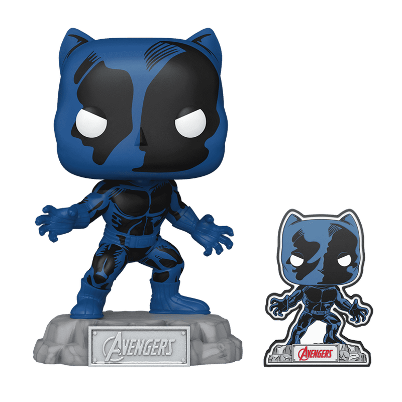 Black Panther with Pin Avengers Funko Pop! Marvel Vinyl Figure