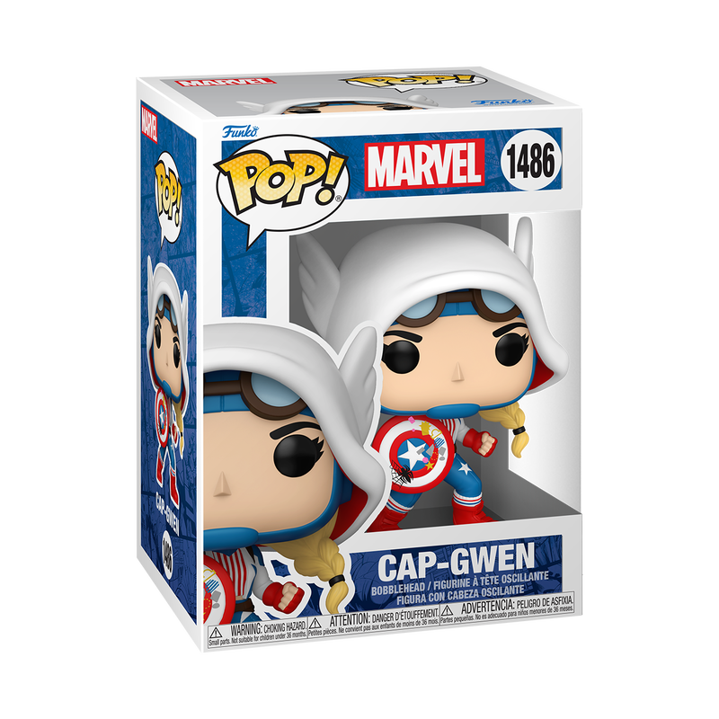 Cap-Gwen Spider-Gwen: Gwenverse Funko Pop! Marvel Vinyl Figure