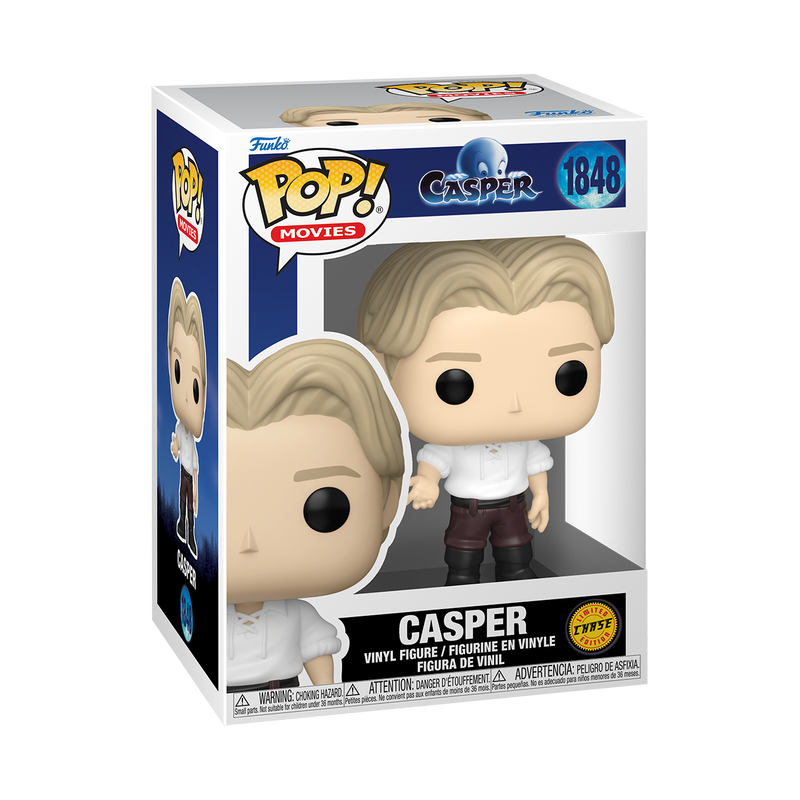 Casper (30th Anniversary) Funko Pop! Movies Vinyl Figure Common + Chase Bundle