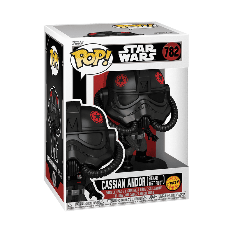 Cassian Andor (Sienar Test Pilot) Funko Pop! Star Wars Vinyl Figure Common + Chase Bundle