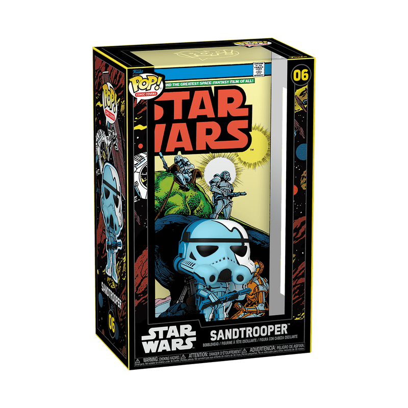 Pokemon Mini Base Set Box Sandtrooper Star Wars Funko Pop! Comic Cover Vinyl Figure
