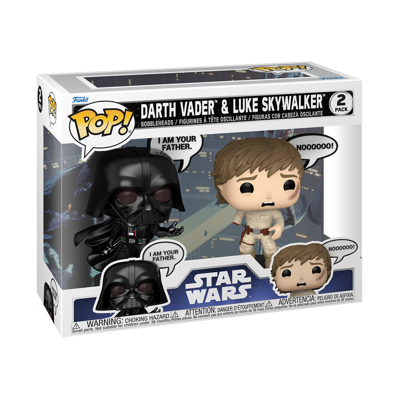 Darth Vader & Luke Skyalker 2-Pack Funko Pop! Star Wars Vinyl Figure