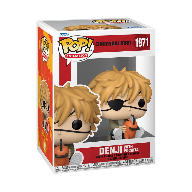 Denji & Pochita Chainsaw Man Funko Pop! Anime Vinyl Figure