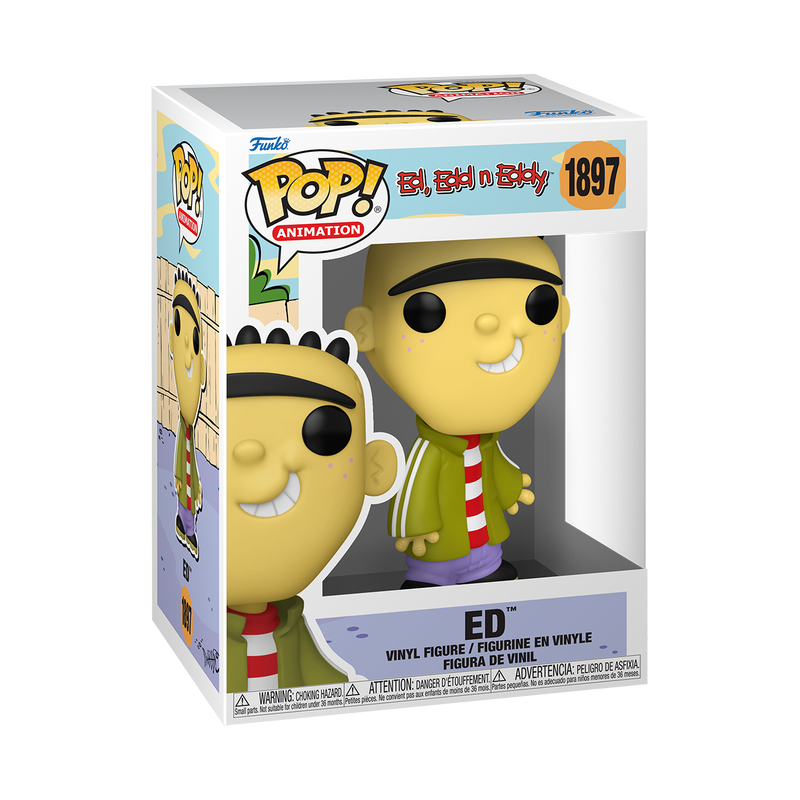 Ed - Ed, Edd n Eddy Funko Pop! Animation Vinyl Figure Common + Chase Bundle