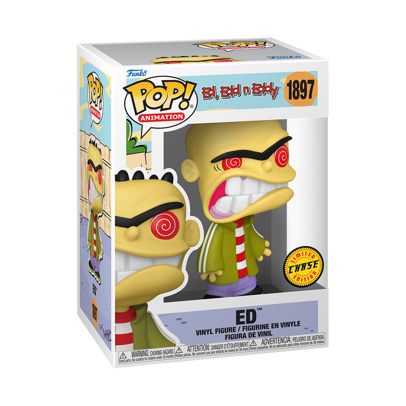 Ed - Ed, Edd n Eddy Funko Pop! Animation Vinyl Figure Common + Chase Bundle