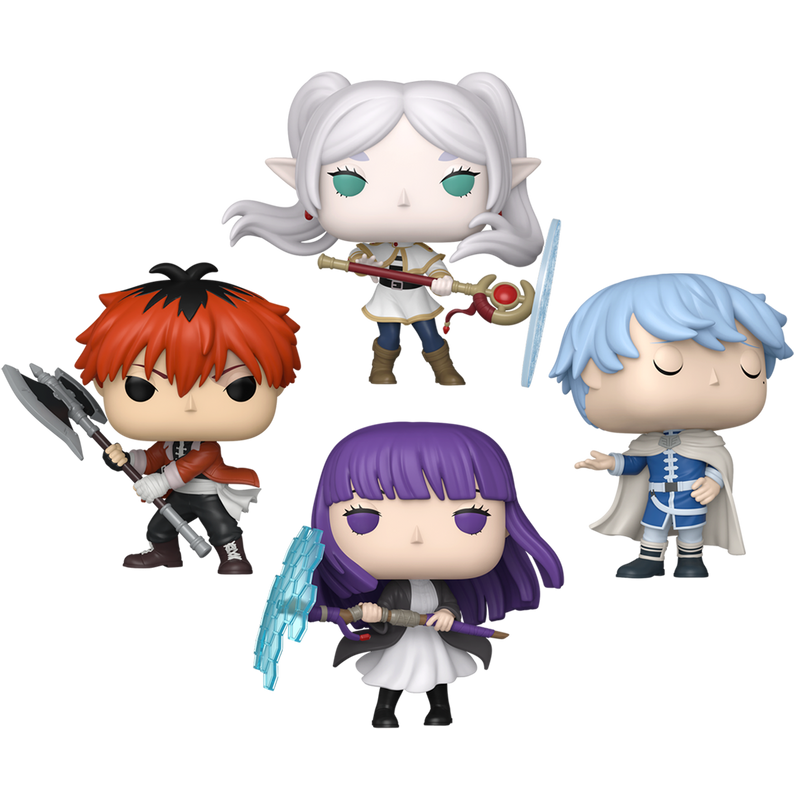 Frieren Funko Pop! Anime Vinyl Figure Bundle of 4