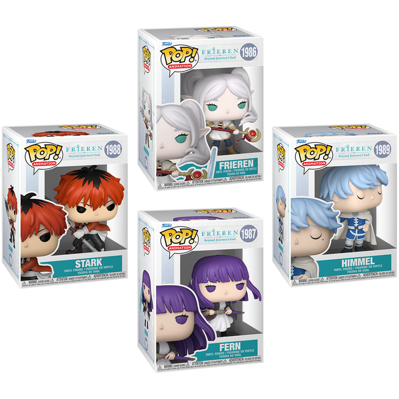 Frieren Funko Pop! Anime Vinyl Figure Bundle of 4