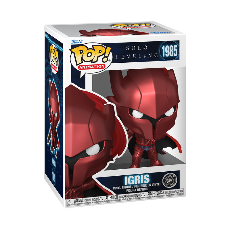Igris Solo Leveling Funko Pop! Anime Vinyl Figure Common + Chase Bundle