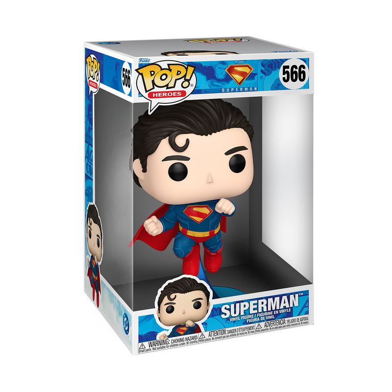 Superman (2025) Funko Pop! Jumbo Vinyl Figure