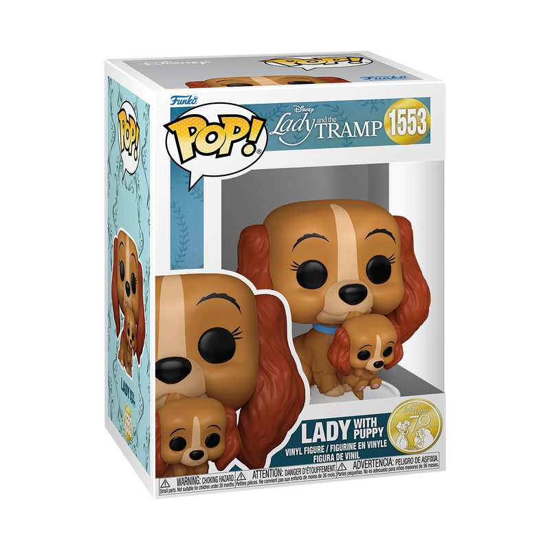 Lady with Puppy Lady and the Tramp Funko Pop! Disney Vinyl Figure