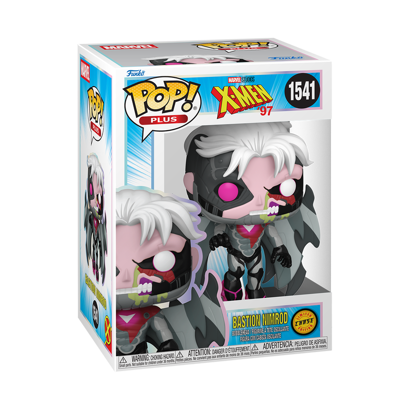 Bastion Nimrod X-Men 97 Funko Pop! Marvel Vinyl Figure Common + Chase Bundle