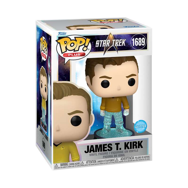 James T. Kirk (Glitter) Star Trek Transporter Funko Pop! TV Vinyl Figure