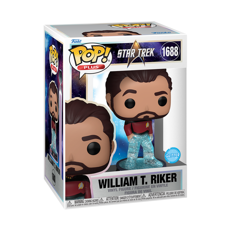 William T. Riker (Glitter) Star Trek Transporter Funko Pop! TV Vinyl Figure