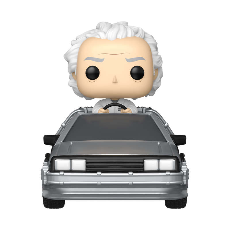 Doc with Time Machine Back to the Future Funko Pop! Rides Vinyl Figure