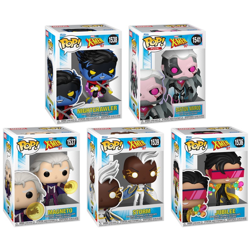 X-Men 97 Funko Pop! Marvel Vinyl Figure Bundle of 5