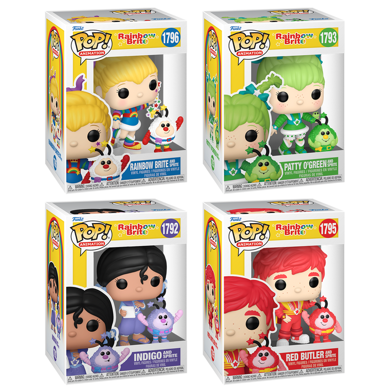 Rainbow Brite Funko Pop! Animation Vinyl Figure Bundle of 4