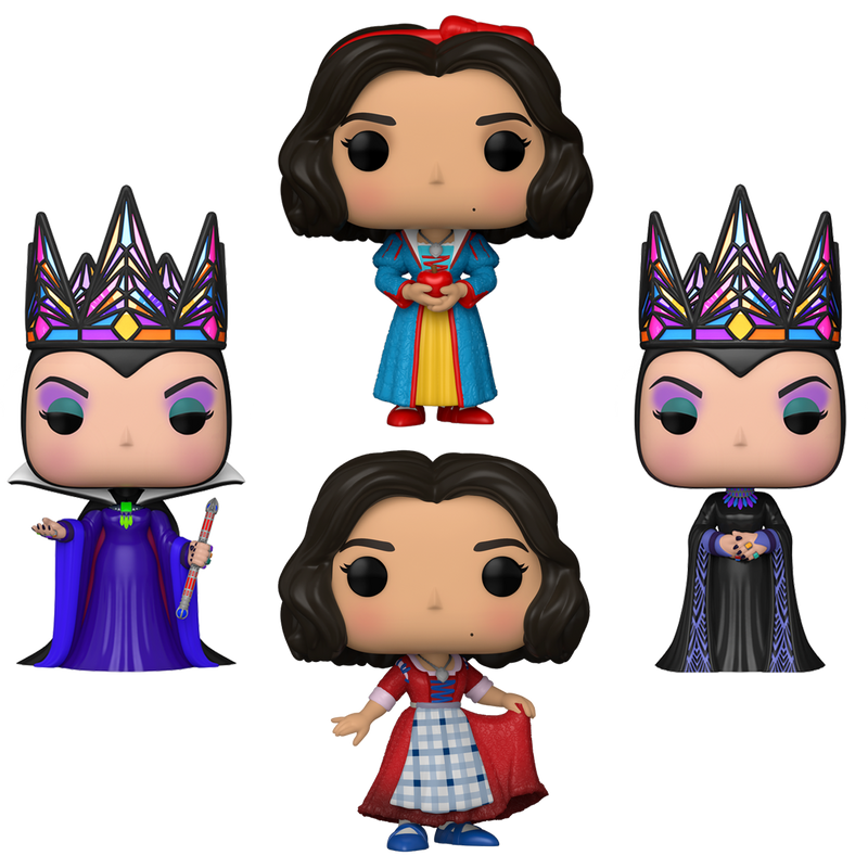 Snow White Live Action Funko Pop! Disney Vinyl Figure Bundle of 4