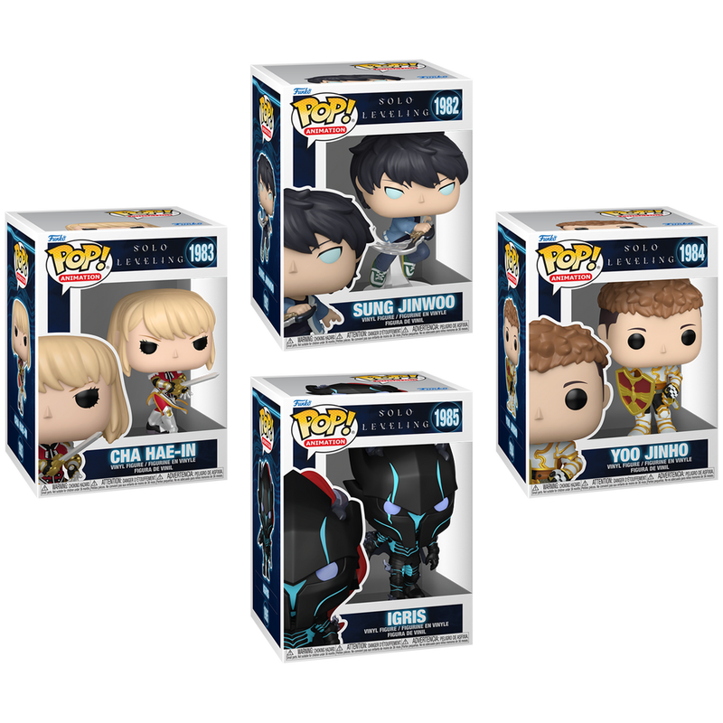 Solo Leveling Funko Pop! Anime Vinyl Figure Bundle of 4