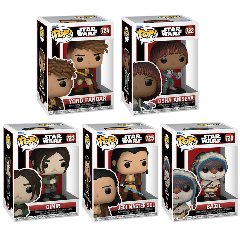 The Acolyte Funko Pop! Star Wars Vinyl Figure Bundle of 5