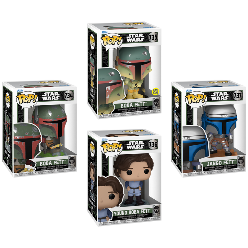 Fett Legacy Funko Pop! Star Wars Vinyl Figure Bundle of 4