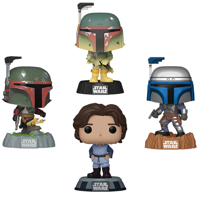 Fett Legacy Funko Pop! Star Wars Vinyl Figure Bundle of 4