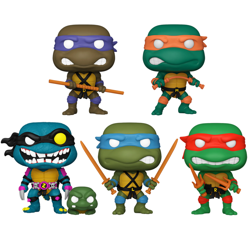 Teenage Mutant Ninja Turtles Funko Pop! TV Vinyl Figure Bundle of 5