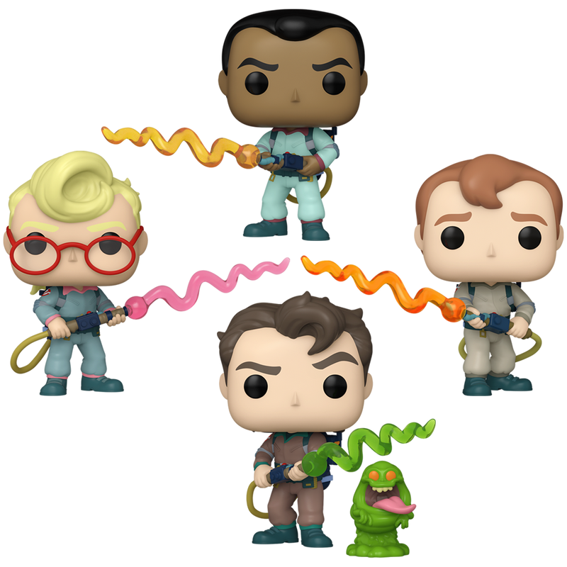 The Real Ghostbusters Funko Pop! Animation Vinyl Figure Bundle of 4