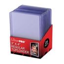 Ultra Pro 3" x 4" Clear Regular Toploaders (25 pcs)