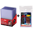Ultra Pro 3" x 4" Clear Regular Toploaders & Soft Card Sleeves Bundle
