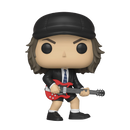 Angus Young AC/DC Funko Pop! Rocks Vinyl Figure Common + Chase Bundle