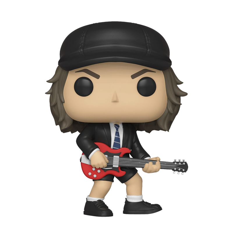 Angus Young AC/DC Funko Pop! Rocks Vinyl Figure Common + Chase Bundle