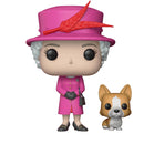Queen Elizabeth II with Corgi Funko Pop! Royals Vinyl Figure