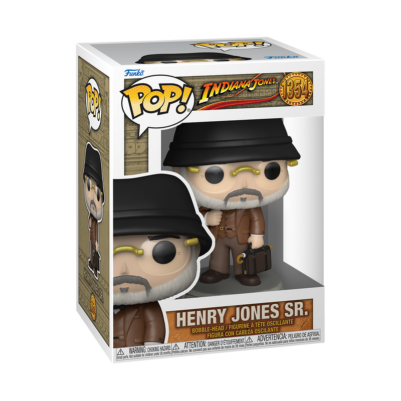 Henry Jones Sr Indiana Jones Funko Pop! Movies Vinyl Figure