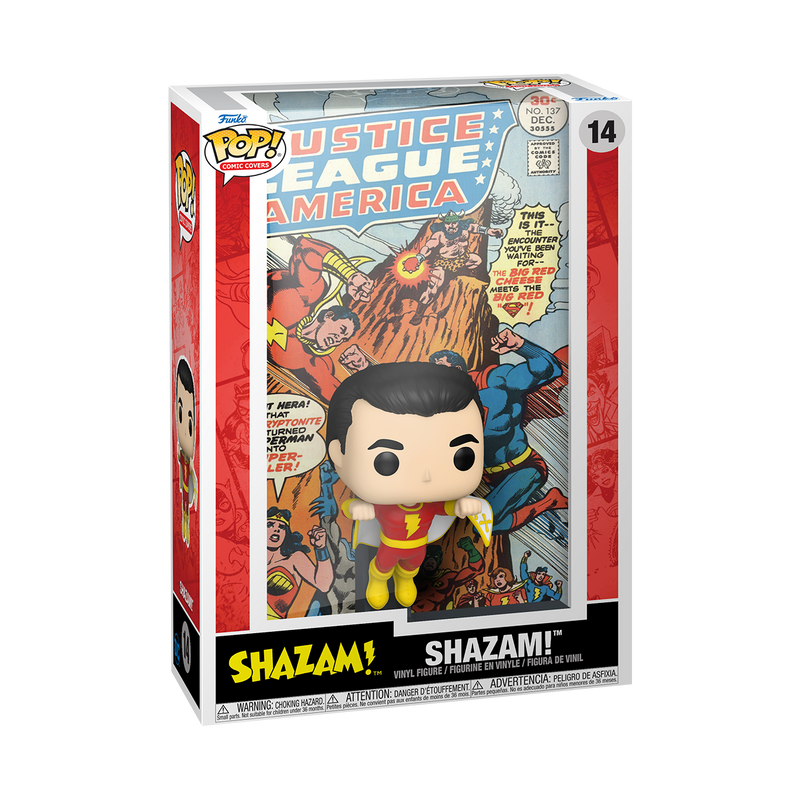 Shazam DC Comics Funko Pop! Comic Cover Vinyl Figure