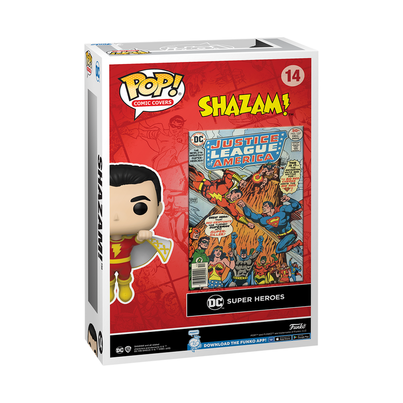 Shazam DC Comics Funko Pop! Comic Cover Vinyl Figure