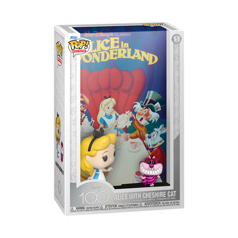 Alice in Wonderland Disney 100th Funko Pop! Movie Poster Vinyl Figure