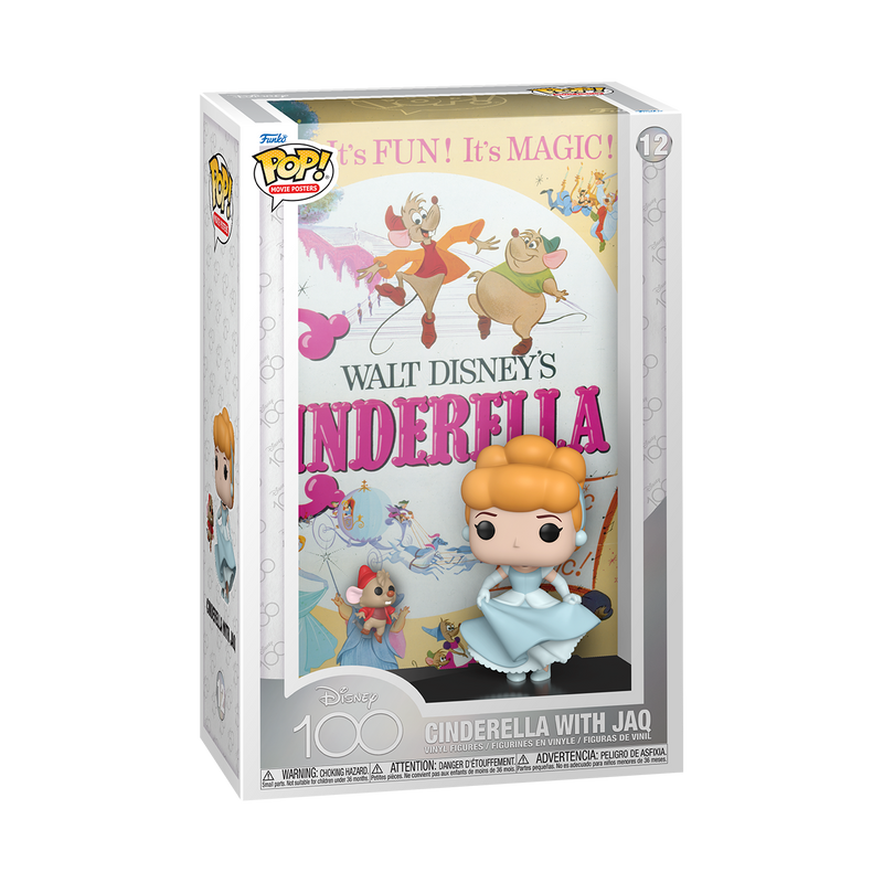 Cinderella Disney 100th Funko Pop! Movie Poster Vinyl Figure