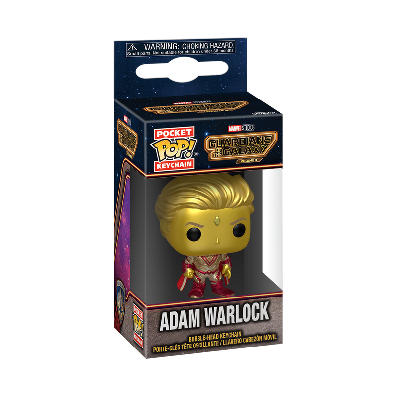 Adam Warlock GOTG Vol 3 Funko Pocket Pop! Marvel Keychain
