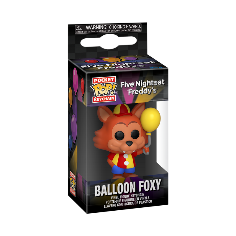 Balloon Foxy FNAF Funko Pocket Pop! Games Keychain