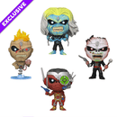 Iron Maiden (Glow) 4-Pack Funko Pop! Rocks Vinyl Figure