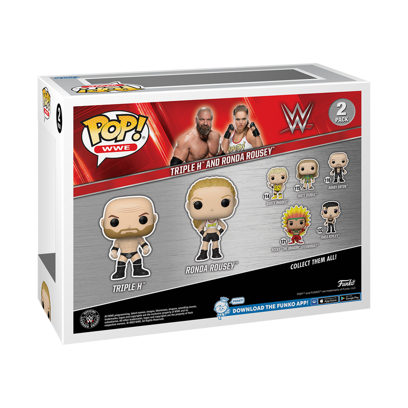 Triple H & Ronda Rousey 2pk WWE Funko Pop! Vinyl Figure