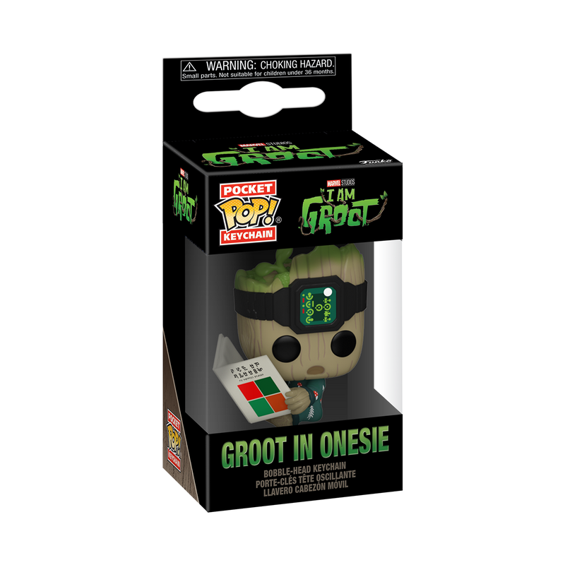 Groot (Sitting) I Am Groot Funko Pocket Pop! Marvel Keychain