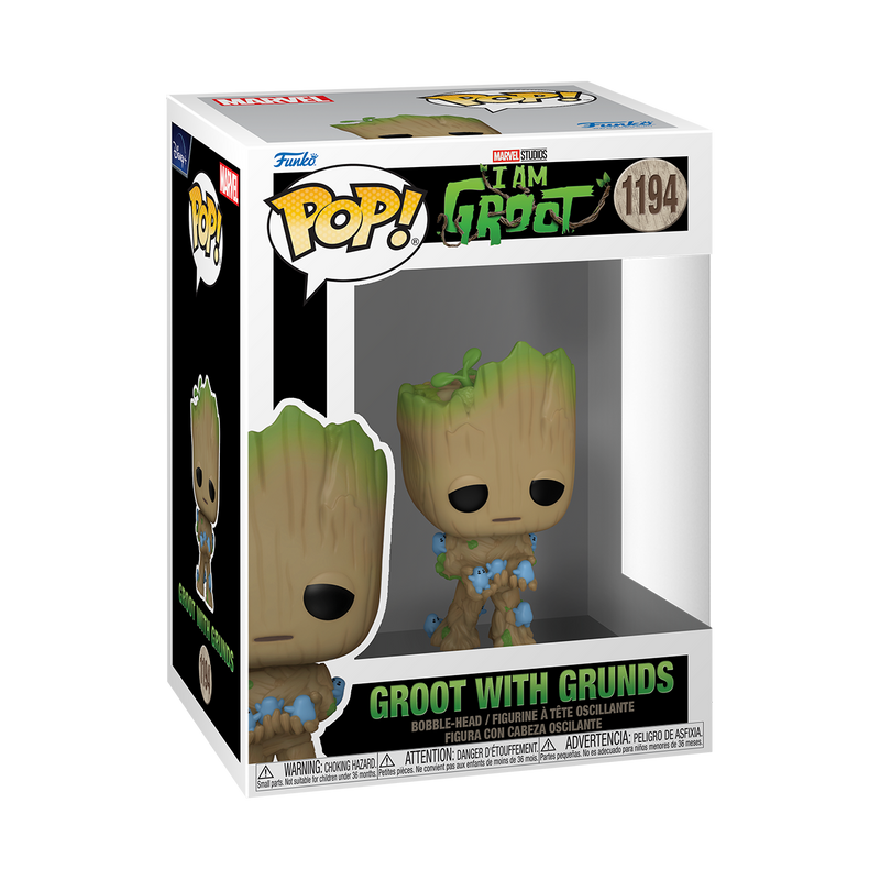 Groot with Grunds I Am Groot Funko Pop! Marvel Vinyl Figure