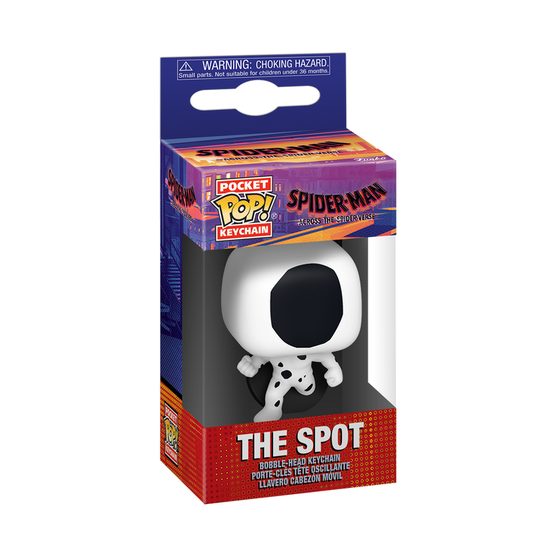 The Spot Spider-Man Across the Spider-Verse Funko Pocket Pop! Marvel Keychain