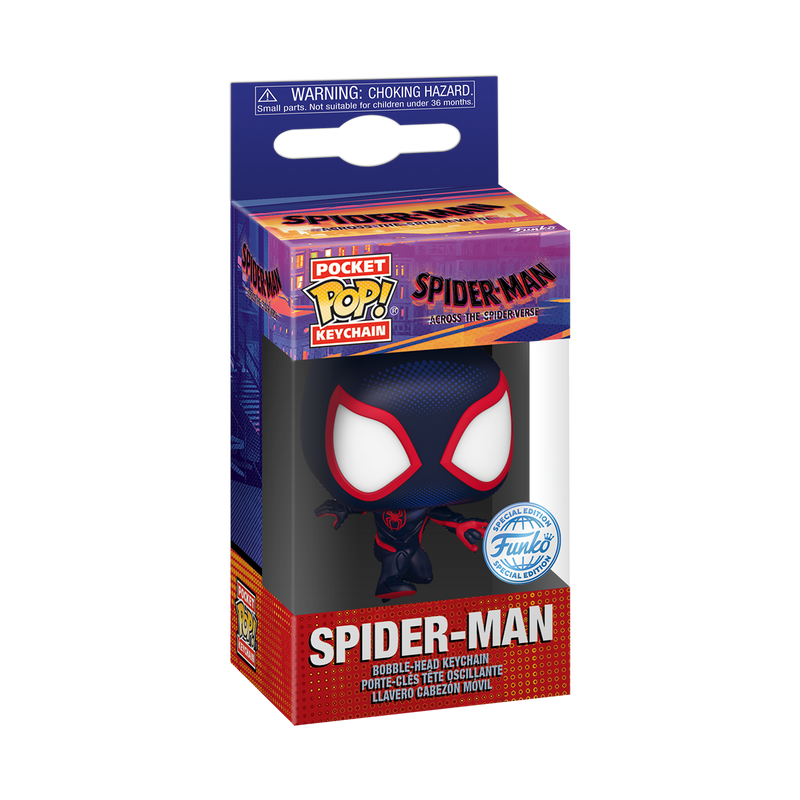 Spider-Man Across the Spider-Verse Funko Pocket Pop! Marvel Keychain