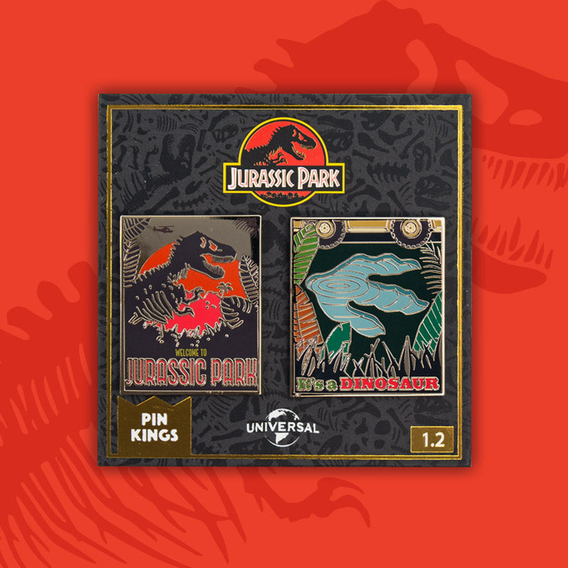 Jurassic Park Enamel Pin Badge Set 1.2